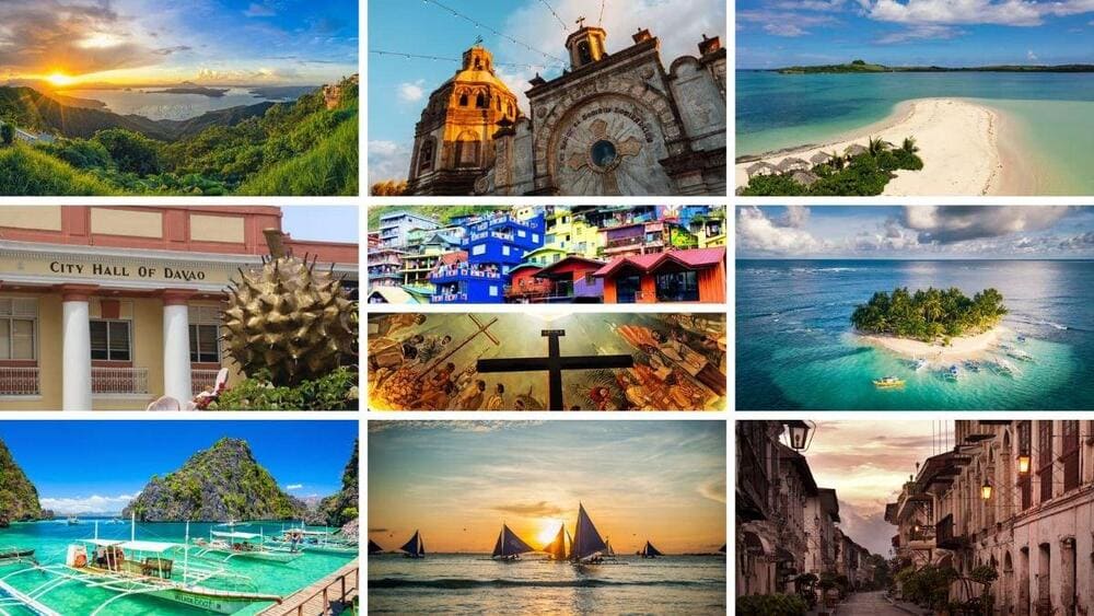 Some notable tourist attractions in Philippines